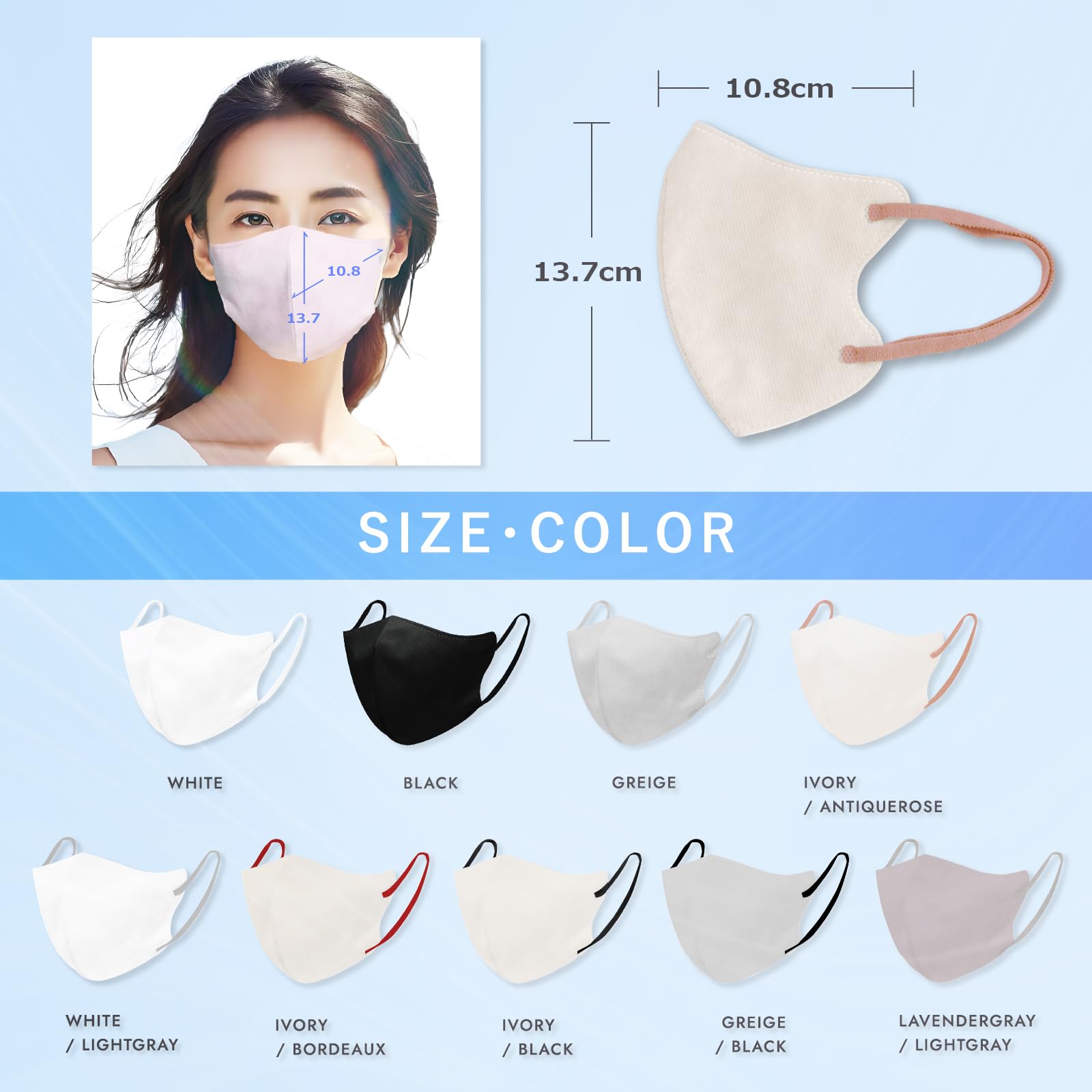 Amazon.co.jp: [Victorian Mask] AIR マスク 不織布 立体 30枚入り 個